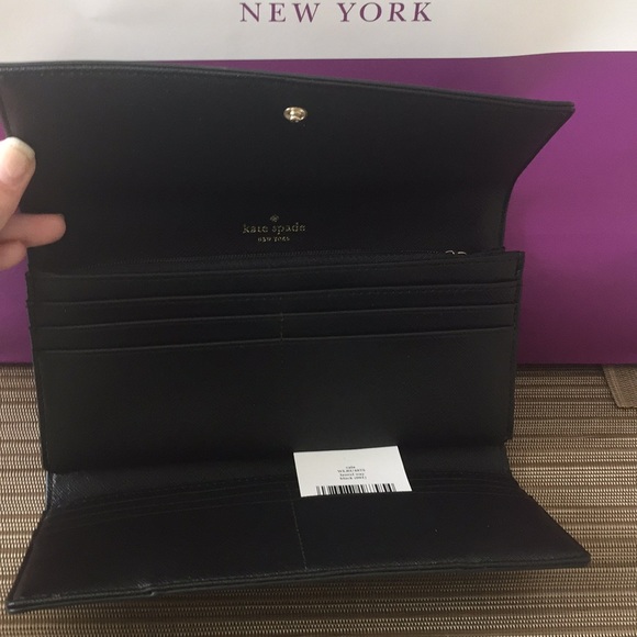 Kate Spade Caia Black Wallet - Picture 5 of 8